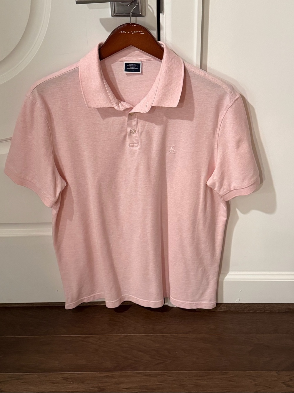 Charles Tyrwhitt Light Pink Polo Shirt